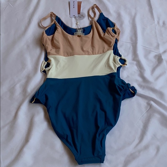 PILYQ Island Blue Ring Side one piece M - Picture 4 of 11